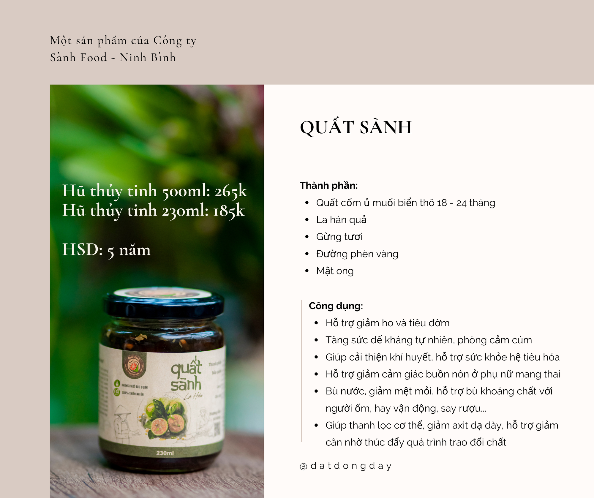 Vì sao QUẤT SÀNH đặc biệt?